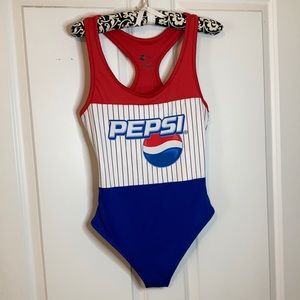 Pepsi one piece bathing suit